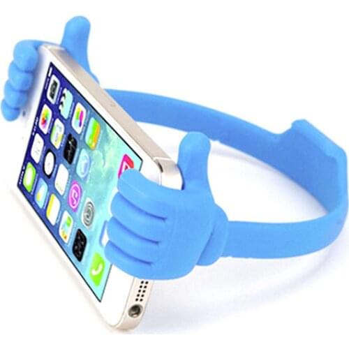 Funny Creative 5''-11'' Universal Phone Holder Tablet PC Desk Stand Thumbs up Lazy Bracket for iPhone iPad