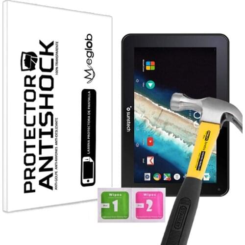 Screen protector Anti-Shock Anti-scratch Anti-Shatter compatible with Tablet Sunstech TAB737QC