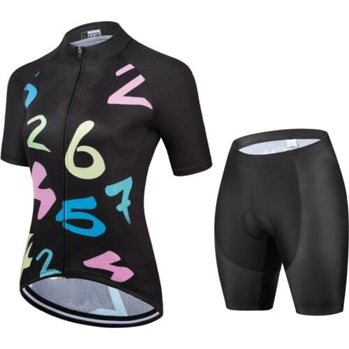 Kafitt 2021 Womens Short Sleeve Cycling Jersey Sets Maillot Ropa Ciclismo Bicycle Clothing Bike Shirts Cycling Equipment Jumper