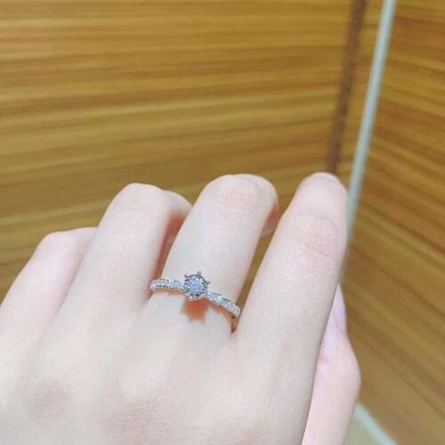 2021 Classic Luxury Real Solid 925 Sterling Silver Rings Arrows Diamond Wedding Jewelry Rings Engagement for Women Wholesale