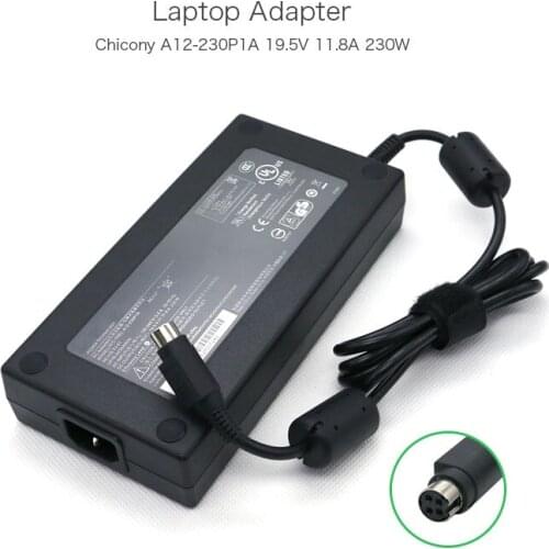 4PINS 19.5V 11.8A 230W A12-230P1A A230A003L ADP-230EB T FSP220-ABAN1 Laptop Power Chagrer for CLEVO GAMING LAPTOP P770DM P770DM
