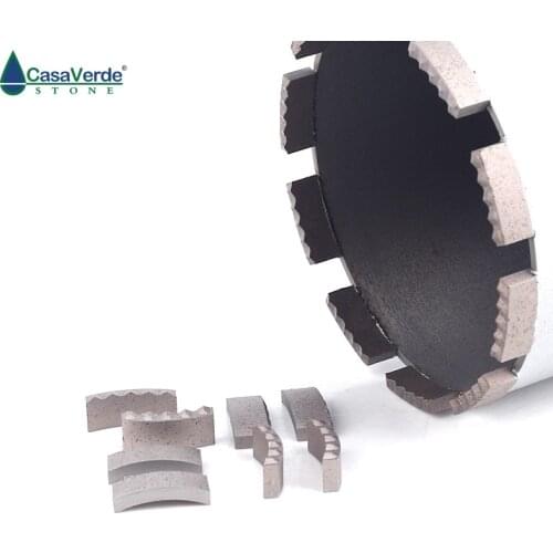 DC-DSCB02 M type 24x4x10mm diamond core drill bit segments for wet drilling concrete