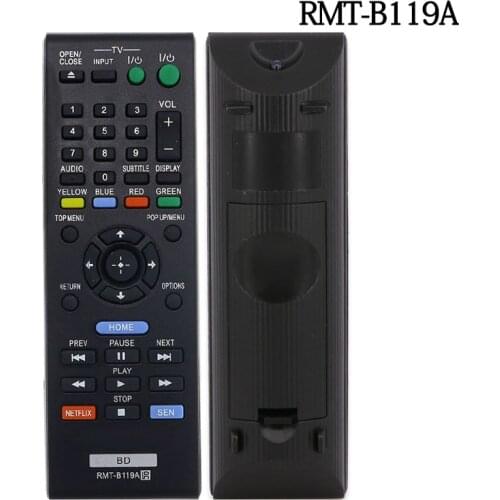 For Sony smart Blu Ray Remote Control RMT-B119A Replacement Controller compatible with RMT-B118A RMT-B117A RMT-B115A