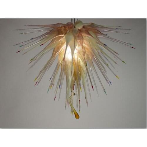 Dale chihully blown glass chandelier with LED light hotel chandeliers for sale