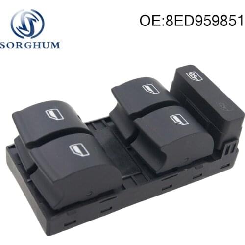 Electric Master Window Control Switch Driver Side 8ED959851 8E0959851B For Audi A4 B6 B7