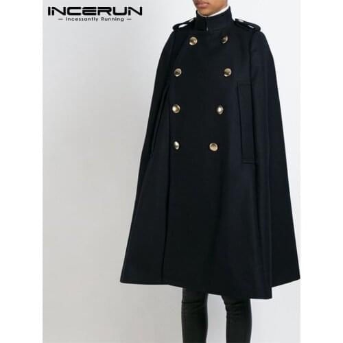 INCERUN Mens Long Coats