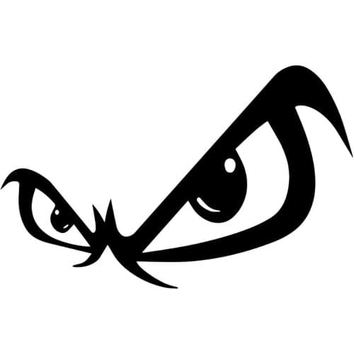 Evil Cartoon Big Eyes Auto Racing Car Decal For Uncovering Motorcycle Helmet Design Creative Hot Selling FA349