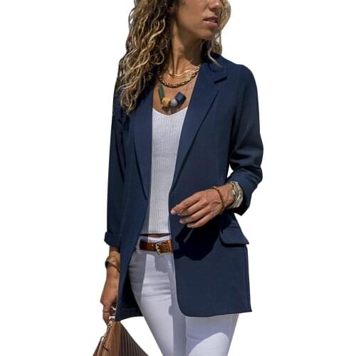 NORA TWIPS 2018 New Autumn Fashion Style Elegant Women Coat Women Business Suit Formal OL Office Coats