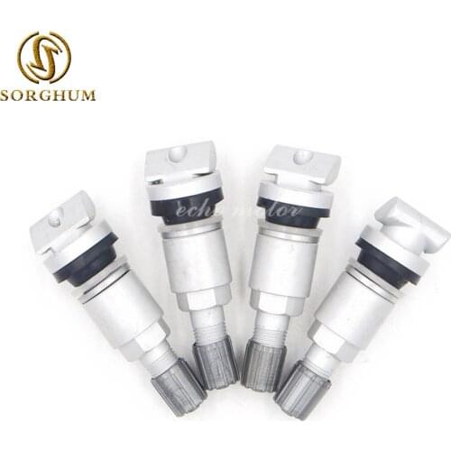 4PCS New TPMS Tire Valves Alloy Tubeless Valve Tyre Pressure Monitoring System Sensor Stem For Volvo Sonata