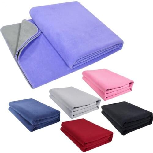 Yoga Blanket Anti-shedding Anti-pilling Solid Color Yoga Meditation Pilates Blanket for Home