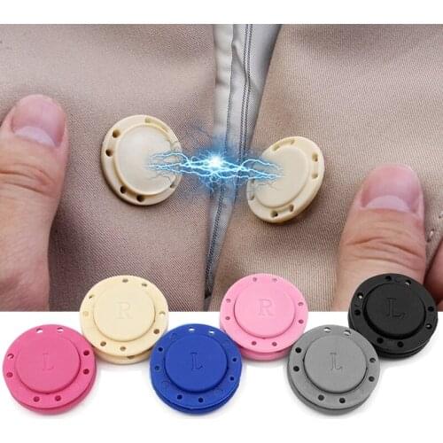 A pair Invisible Magnet Button for Sewing Supplies Jacket Cardigan Concealed Buckle Handwork Clothing Decoration