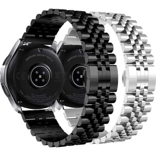 Strap For Samsung Galaxy Watch Active 2 Gear S3 Watch 3 45mm Band 41mm Huawei GT Watch Stainless Steel Metal 20mm 22mm Watchband