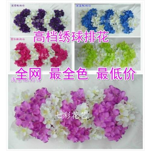 Top-rated wedding arch flower decor fullness rose road lead flowers wedding decoration centerpieces artificial flowers 12pcs/lot