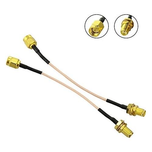 2pcs 90mm 5.8G FPV Low loss Antenna Extension Cable Cord