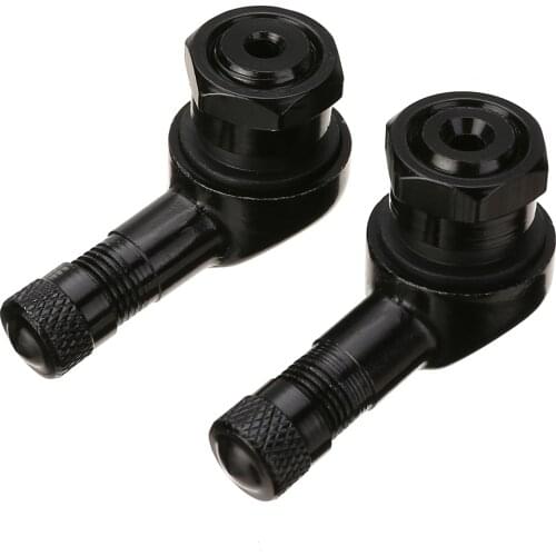 2pcs Wheels Tires Parts 10mm 11.3mm CNC Motorcycle Valve Stem 90 Degree Angle Wheel Tire Tubeless Valve Stems Accessories Parts