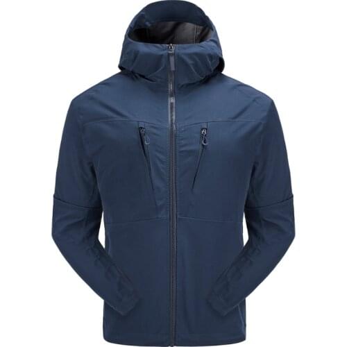 3-Layer Men Rain Jacket Waterproof Breathable Winter Soft shell for Outdoor Mountaineering Sailing Fishing Cycling Hunting Coat