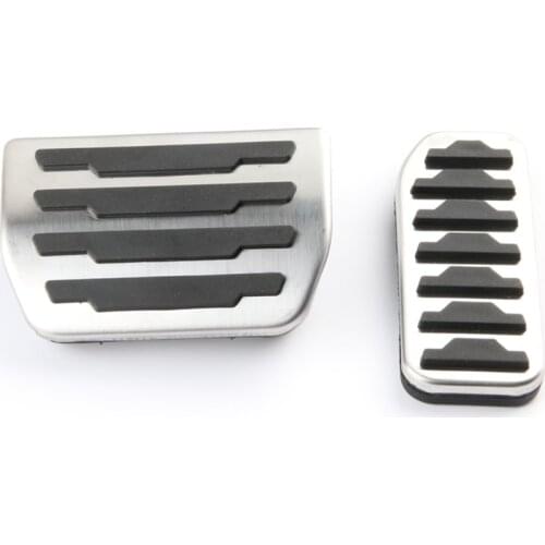 TTCR-II Stainless Steel Car Accessories For JAGUAR F-PACE XE XF Accelerator Gas Brake Foot Rest Pedal Pad Plate,Styling Stickers