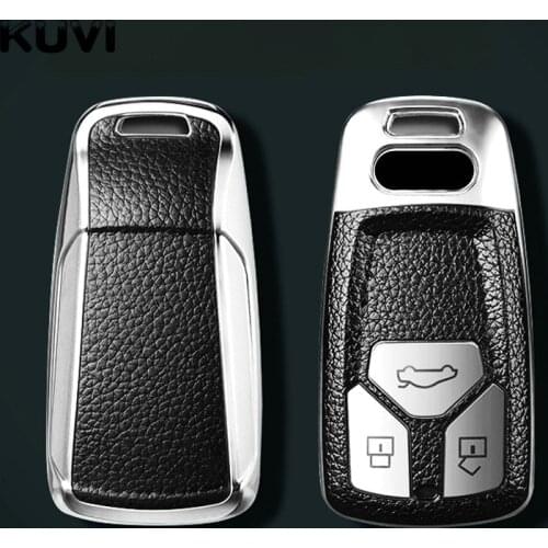 TPU Leather Protection Car Key Case Cover Shell For AUDI A4 A4L A5 Q5 Q7 B9 TT TTS 8S 2016 2017 2018 Auto Styling Accessories