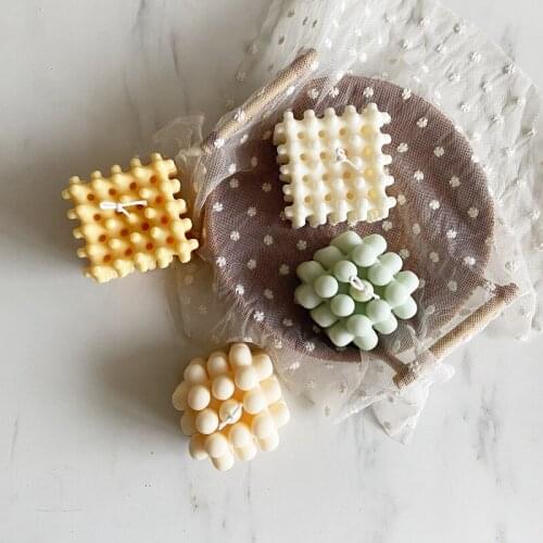 Geometric Magic Ball Silicone Mold Baking Tools for Cakes Cube Round Ball Aromatherapy Candle Mold Candle Making Kit Resin Molds