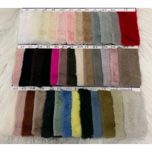 Faux Fur 800G 10MM Thickened Super Soft Dull Rabbit Fur Fabric