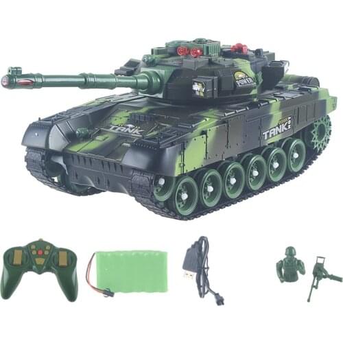 2021 New Mini Rc Tank 2.4ghz, With Usb Charger, Wireless Cable Remote Control, Armored