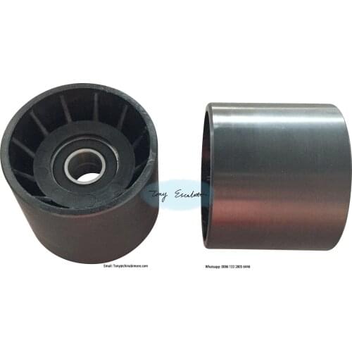 Escalator Handrail Support Roller OD70mm W60mm Bearing 6202 for sigma