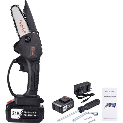 Portable Electric Pruning Saw Rechargeable Mini Electric Saws with Lithium Battery Charger Woodworking Garden Logging US/EU/UK