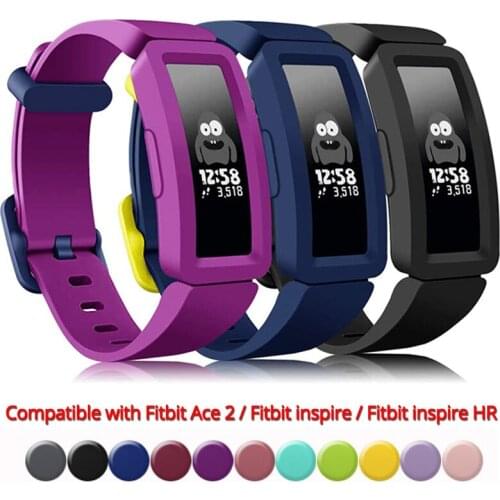 Silicone Strap For Fitbit ace 2 Watch Band Bracelet Correa Sport Wristband Accessories for Fitbit inspire / inspire HR Watchband