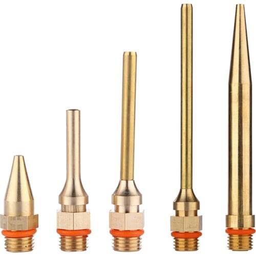 Hot Melt Glue Gun Nozzle 2.0x100mm 2.0x70mm 2.0x50mm 3.0x50mm Long Short Pure Copper Glue Gun Nozzle