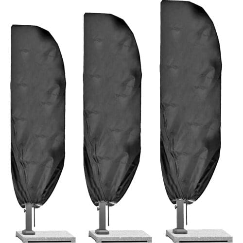 Waterproof Oxford Cloth Outdoor Banana Umbrella Cover Shade UV Protection Garden Patio Cantilever Parasol Rain Cover