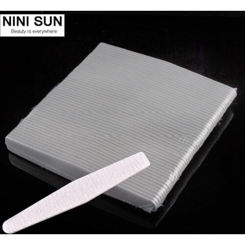 Top Nail 10 Pcs/Lot Nail Art File Sanding 100/180 Professional Double Side Files Manicure Pedicure Tools For Nails Beauty