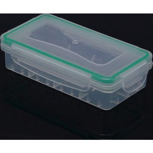 100pcs Storage Box 18650 16430 Battery Holder Case Waterproof Protect Hard Plastic Storage Box