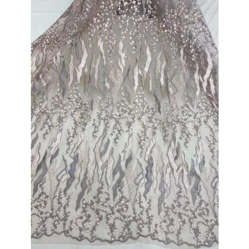 African Lace Fabric High Quality Lace Nigerian L-518684 Lace Fabric French Fabric For Wedding Dress