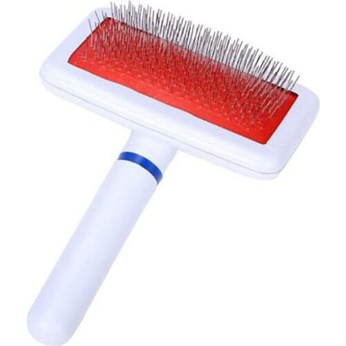 Pet Dog Cat Shedding Anti-Static Hair Fur Brush Needle Massage Comb Rake Tool For Small Medium Large Dog