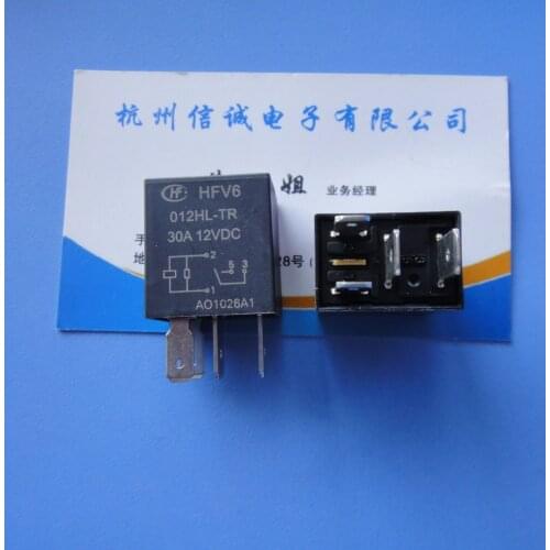 Free shipping lot (5pieces/lot) 100%Original New HF HFV6-012HL-TR HFV6 012HL-TR DIP-4 30A 12VDC Automotive Relays