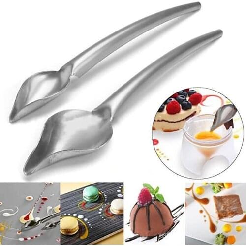 Decoration Spoon Food Draw Tool Painting Design Sauce Dressing Plate Dessert Bakeware Cake Spoon Coffee Embellishment Bake Tool