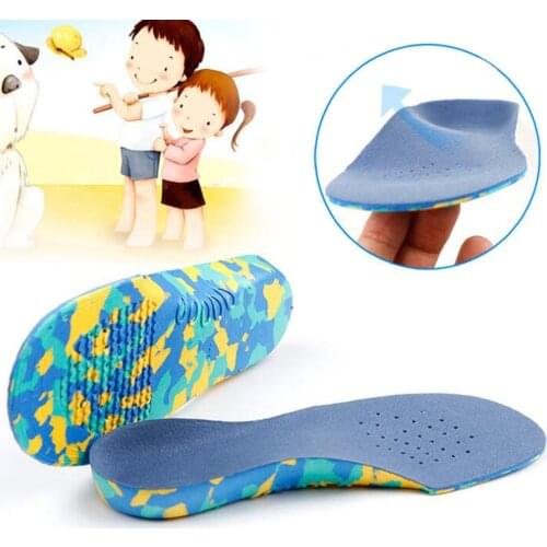 Kids Orthopedic Insoles Children Flatfoot Arch Support Insoles Pain Relief for Kids Sport Corrective Health Foot Care Insoles