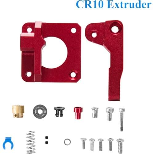 CREALITY CR10 Extruder Aluminum Alloy Red Metal Block Bowden Extruder 1.75mm Filament For CREALITY Ender 3/S Pro CR10/S Printer