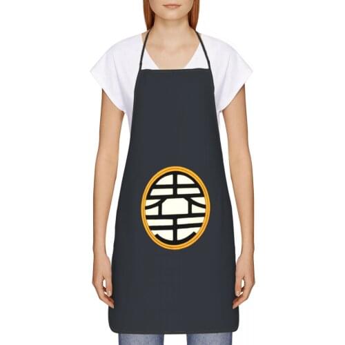 King Kai Kitchen oil resistant wreath Anime Manga kitchen aprons women Man For Barbecue 72*52cm