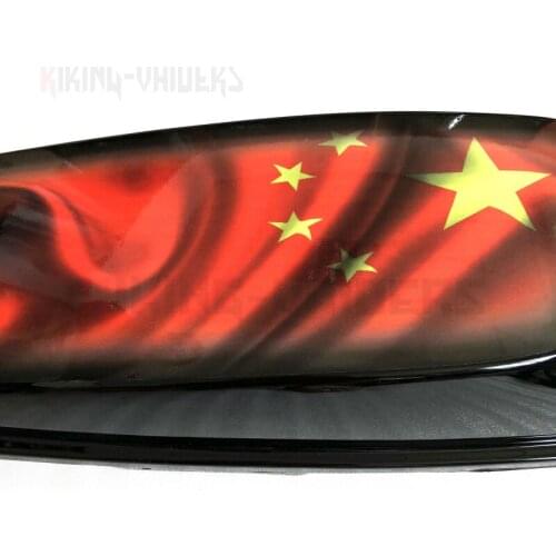 China Flag Stickers Saddlebag Decals For Harley Touring Road King Electra Glide Ultra Limited Street Glide Road Glide 2014up