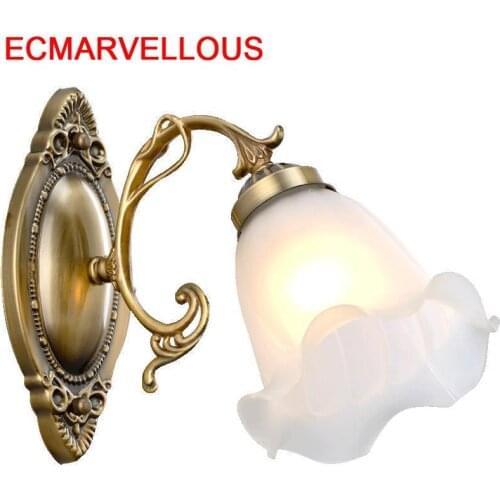 Lampara De Arandela Para Parede Vanity Deco Maison Aplique Luz Pared For Home Applique Murale Luminaire Bedroom Light Wall Lamp