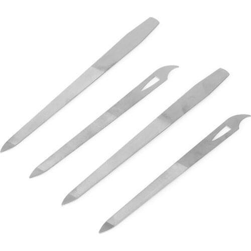 Stainless Steel Nail Art File Rod Double Sides Buffer Grinding Finger Cuticle Remover Polish Acrylic Gel Manicure Pedicure Tools