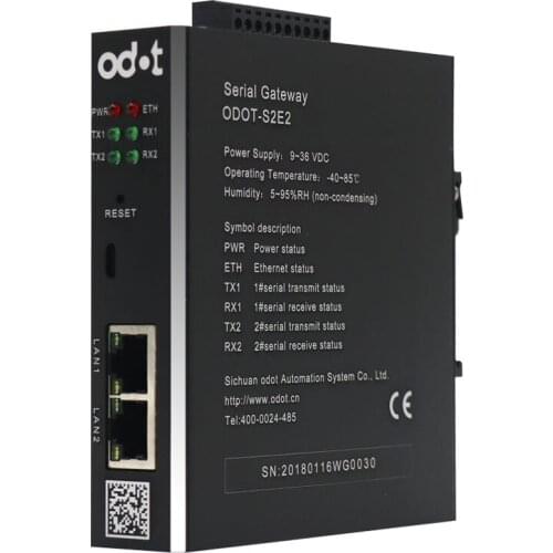 RTU RS485 RS422 to Modbus TCP Protocol Converter Industrial Communication Gateway