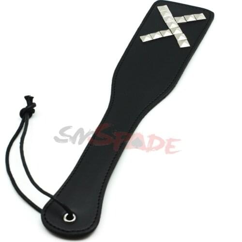 Smspade Black PU Leather Horse Whip Spanking Knout Sword Handle Lash Fetish Flogger Adult Game Sex Toys For Couple Bdsm bondage