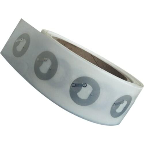 100pcs NFC Tags 13.56MHz ISO14443A RFID Label Classic 1k F08 NFC tag Sticker Wet inlay For All NFC Phone