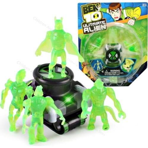 BEN10 Omnitrix Toy Kids Watch Cartoon Children 3D Projector Watch Genuine Anime Figures Model PVC Toys for Boys Birthday Gifts
