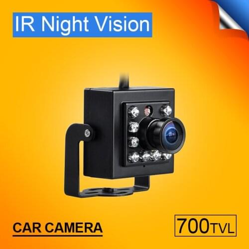 Freeshipping CCD 420TVL 600TVL 700TVL CCTV Camera Mini Security Analog Camera indoor IR Night Vision For Car Backup Cameras