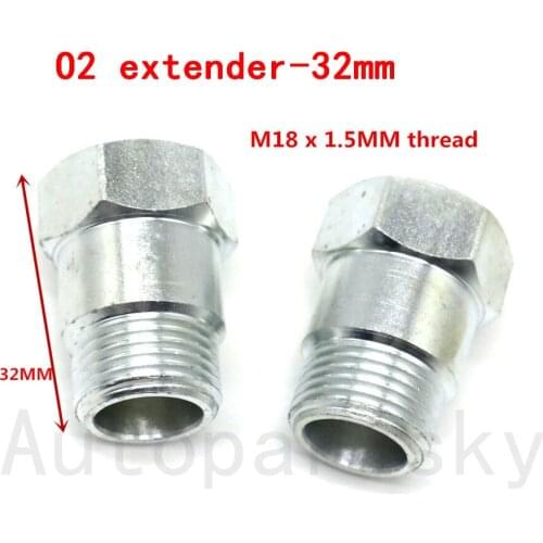 CEL-32-ZN-Y CEL32ZNY Exhaust O2 Oxygen Sensor Test Pipe Extension Extender Adapter Spacer M18 X 1.5Bung Thread 32mm High Quality