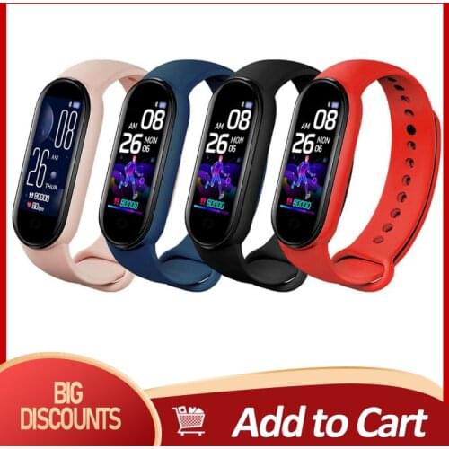 Фитнес Браслет M5 Smart Watch Heart Rate Monitor Fitness Tracker Pedometers Smartwatch Band Sport Watch
