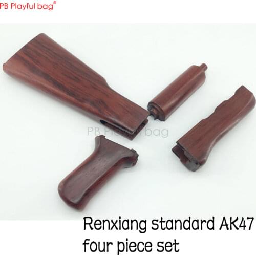 Playful bag Outdoor CS Renxiang solid wood woodguard antique furniture technology AK47 aks47 Romania CS sport toy accessory QF29